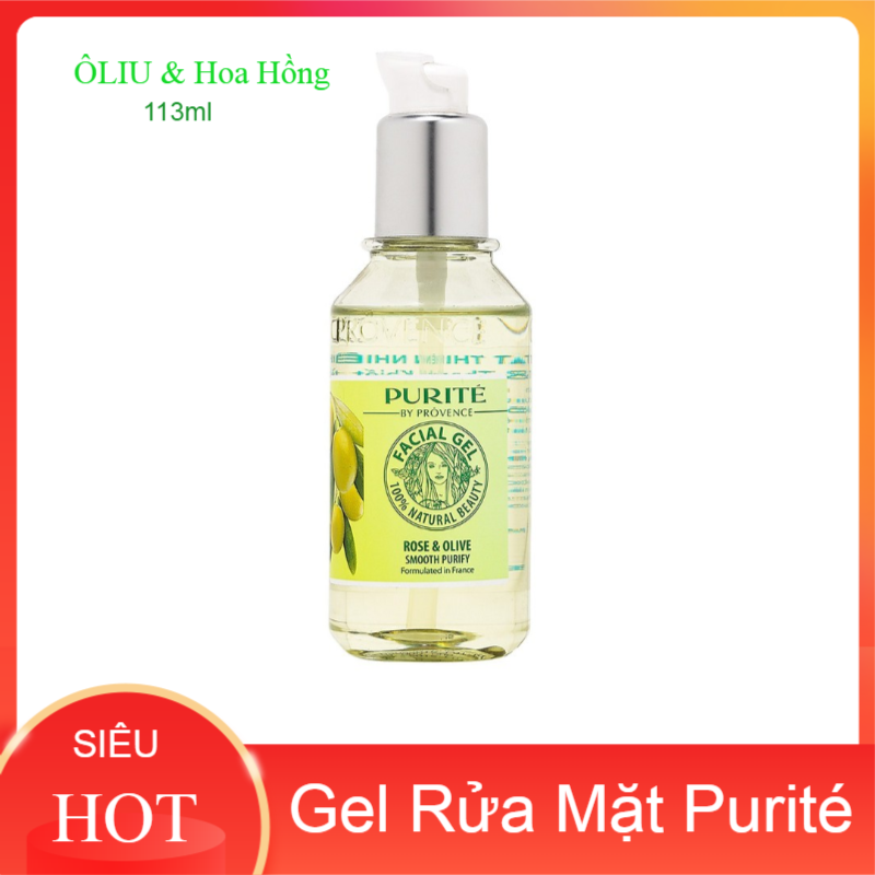 [HCM]Gel Rửa Mặt Purité ÔLIU & Hoa Hồng 113ml