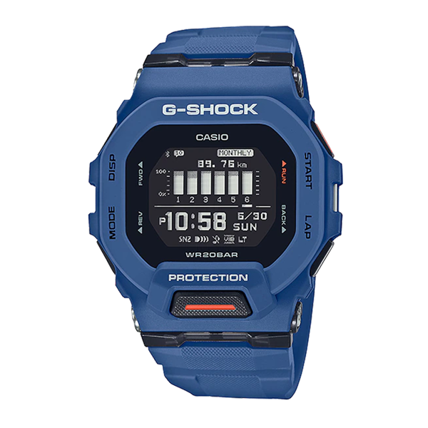 Đồng Hồ Nam Dây Nhựa Casio G-Shock GBD-200-2DR Chính Hãng - GBD-200-2 Bluetooth