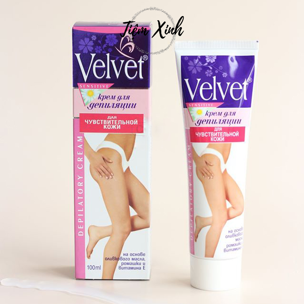 Kem Tẩy Lông Velvet Nga 100Ml Giúp Wax Lông Và Tẩy Lông Body Nhanh Chóng An Toàn