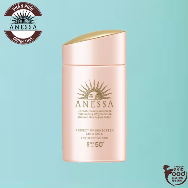 Kem Chống Nắng Dạng Sữa Dịu Nhẹ Cho Da Dễ Kích Ứng Anessa Perfect UV Sunscreen Mild Milk A SPF 50+/PA++++60ml