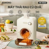 Máy Thái Lát Rau Củ Đa Năng Samono SW-VES60 Kèm 6 Lưỡi Dao Máy Bào Cắt Củ Quả Nạo Sợi Rau Củ