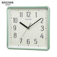 Đồng hồ treo tường Nhật Bản Rhythm CMG598NR05- Kt 25.2 x 25.2 x 4.3cm 580g Vỏ nhựa. Dùng Pin.