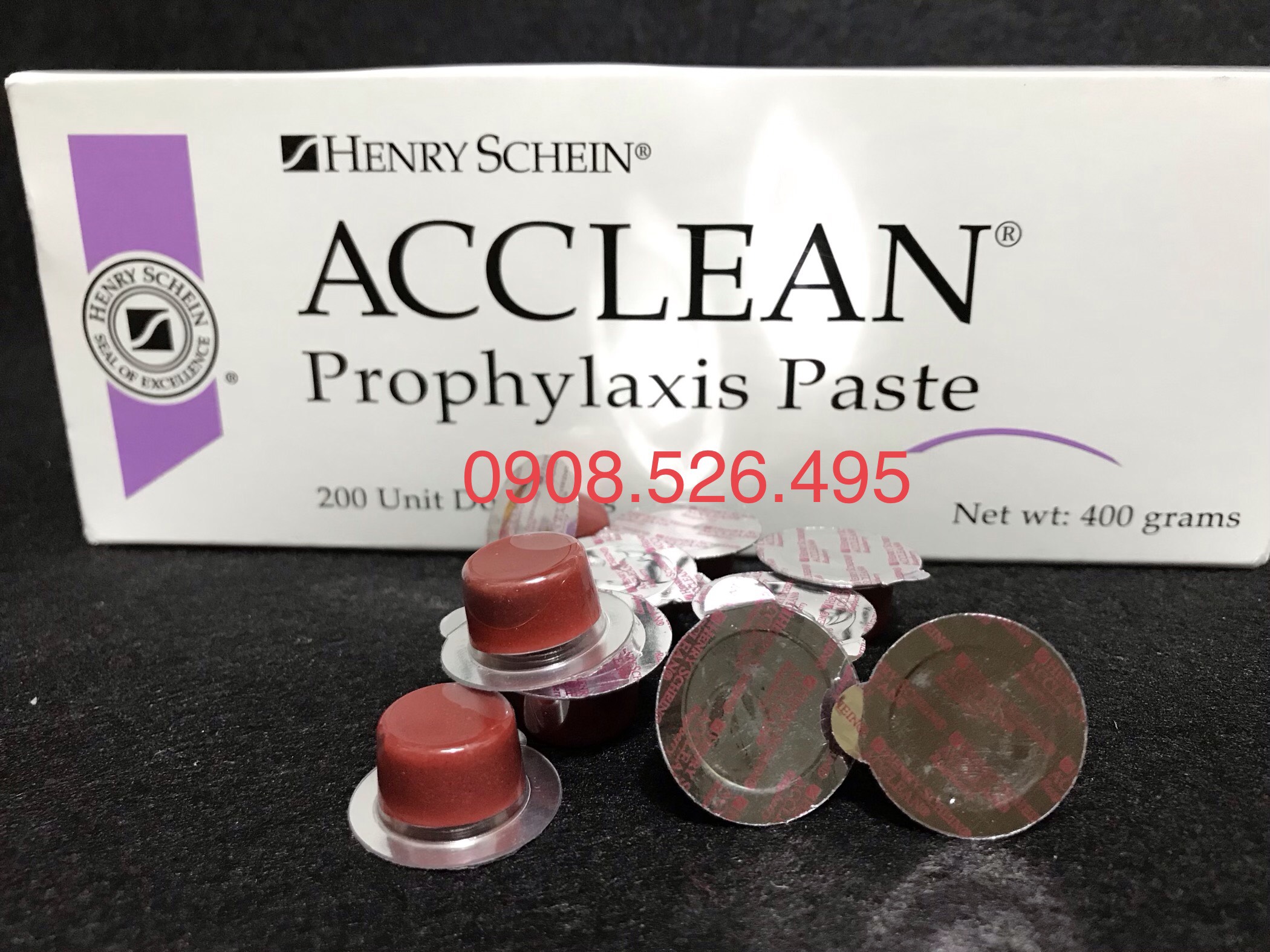 (Set 10 Con) Sò Đánh Bóng Nha Khoa Acclean Prophylaxis Paste