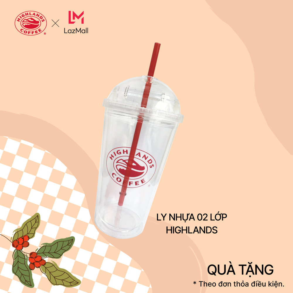 QUÀ TẶNG Ly Plastic Highlands Coffee 500ml