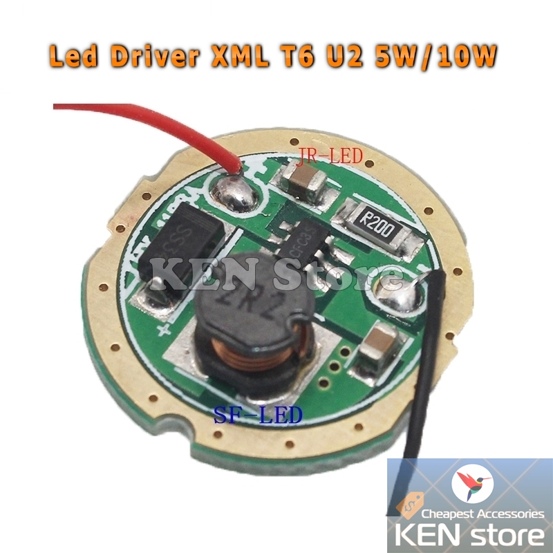 Led driver nguồn led 5W 10W in 3V-4.2V (1 pin 18650) out 3.7V dành cho chip led XPE / Q5 / XML T6 / 