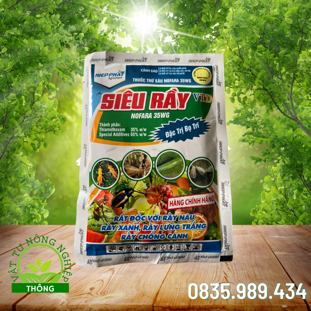 Thuốc trừ sâu NOFARA 35WG - Hiệu Siêu rầy đặc trị BỌ TRĨ