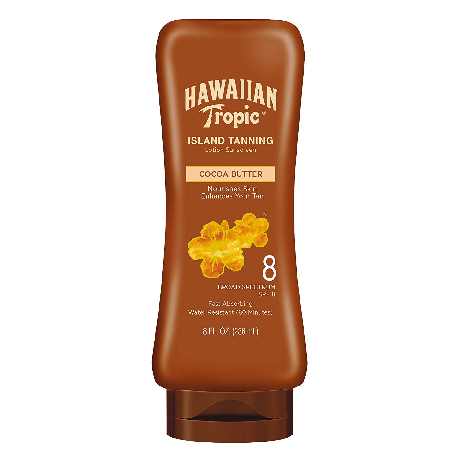 Dưỡng Thể Chống Nắng & Giúp Da Rám Nắng Hawaiian Tropic Tanning Lotion Sunscreen Spf4/Spf8 236Ml (Mỹ)