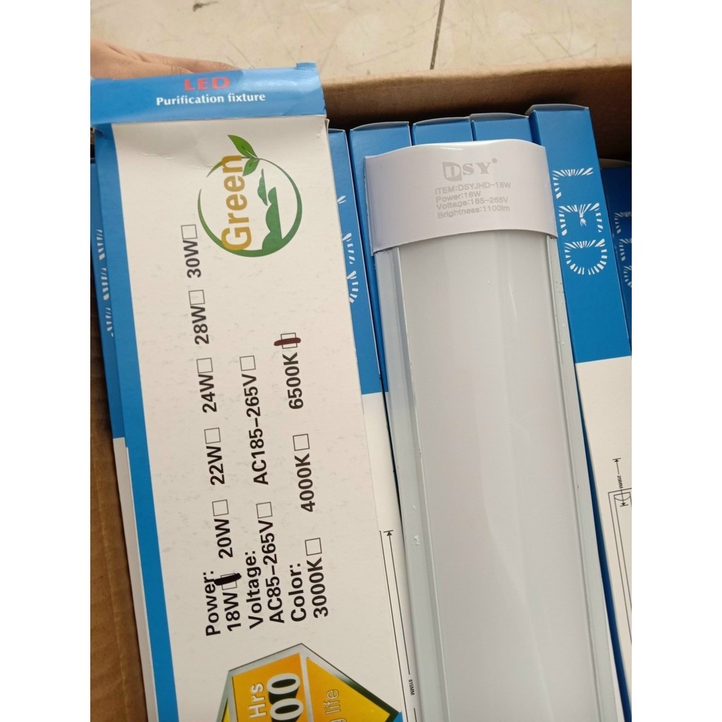 Đèn LED tuýp bán nguyệt 1m2 công suất 40W 0.6m công suất 20W 30W