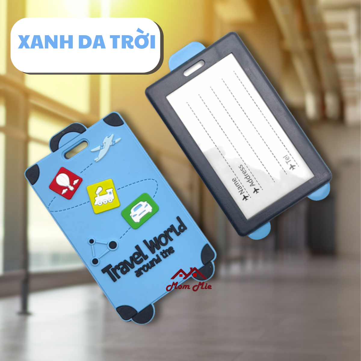 [MỚI] Thẻ tên vali name tag vali balo hành lý du lịch bằng nhựa dẻo nhiều mẫu dễ thương - M106 M127 