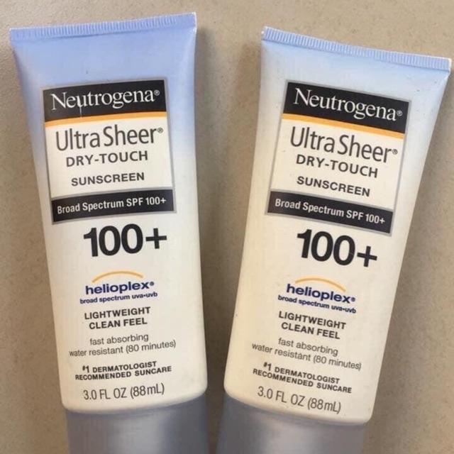 [Hcm]Kem Chống Nắng Neutrogena 100+ Tuyp 88Ml