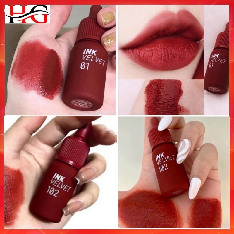 [Hcm][New 2021] Son Kem Lì Velvet Son Ink Chính Hãng Hàng Mới Về Đỏ Trầm 01Đỏ Đất 102