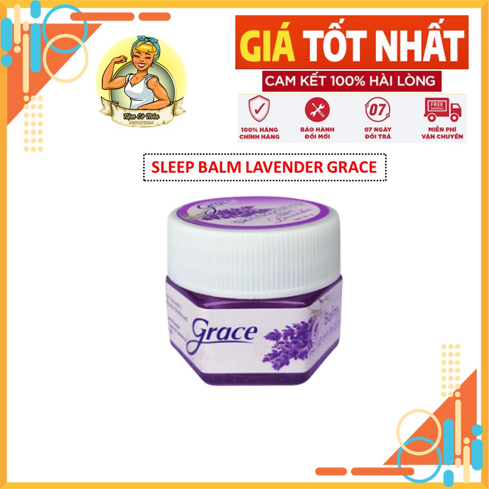 [HCM]01 Hủ Dầu Cù Là Giúp Ngủ Ngon Grace Lavender Thái Lan 20 gram