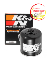 Lọc nhớt K&N 204 chính hãng dành cho các dòng xe Honda Yamaha