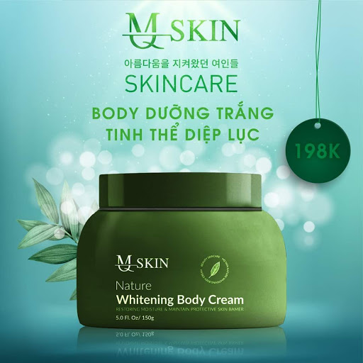 [Hcm]Kem Body Trắng Da Mq Skin Nhân Sâm 150G Trắng Da Se Khít Chân Lông