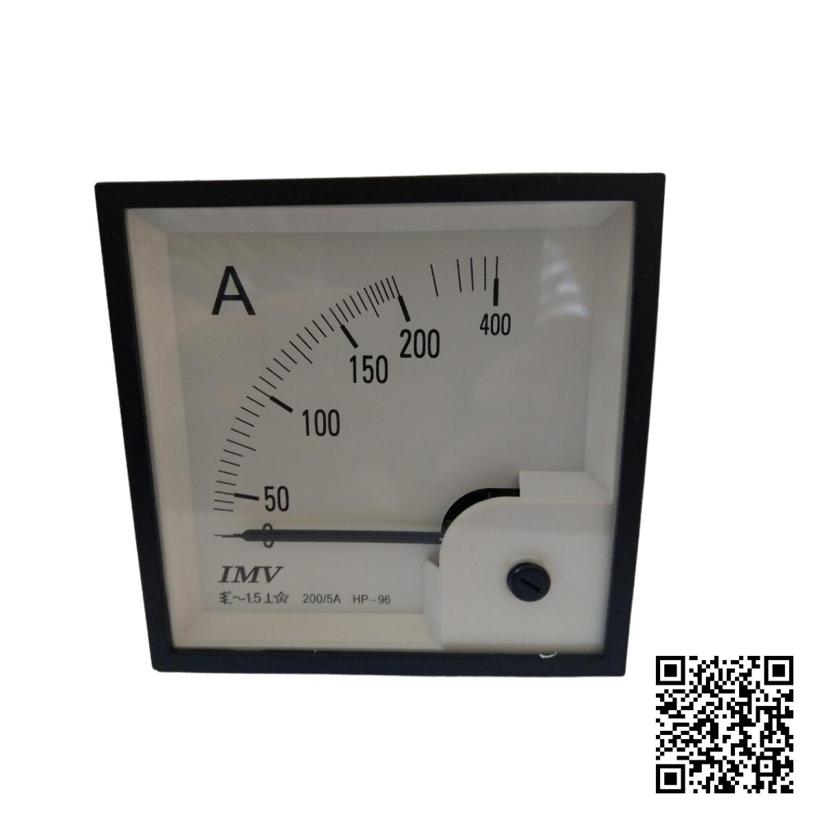 Đồng hồ kim HP-96 đo điện áp 0-300VAC 0-500VAC đo dòng điện từ 0-2000A kích thước 96x96 tiêu chuẩn Đài Loan