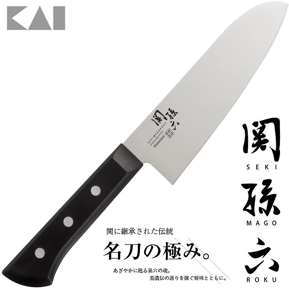 Dao bếp cao cấp Kai Seki Magoroku Moegi Gyuto AB5420 165mm - Nhật Bản