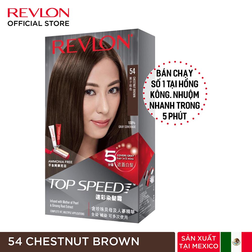 Nhuộm Tóc Phủ Bạc Chiết Xuất Nhân Sâm Revlon Top Speed