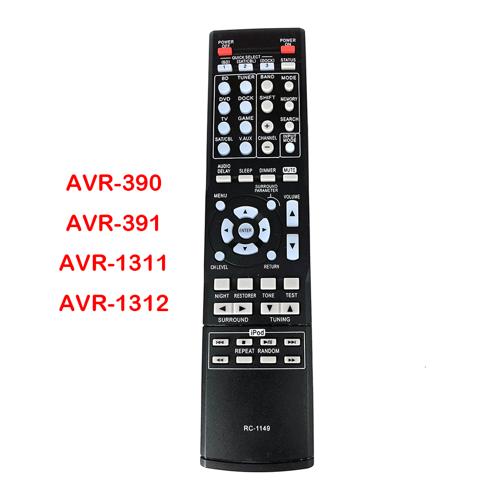 RC-1149 For Denon New remote control AV Receiver RC-1158 AVR-390 AVR-391 AVR-1311 AVR-1312 AVR-2105 