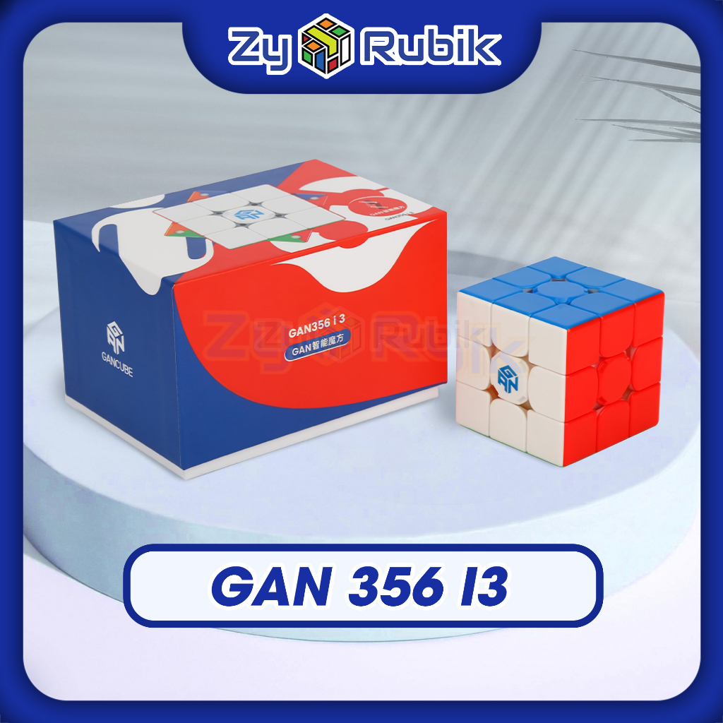 Rubik Thông Minh Rubik 3x3 GAN i3 3x3 Có Nam Châm - Smart Cube GAN 356 i3 Kết Nối Với Điện Thoại Qua Bluetooth - ZyO Rubik