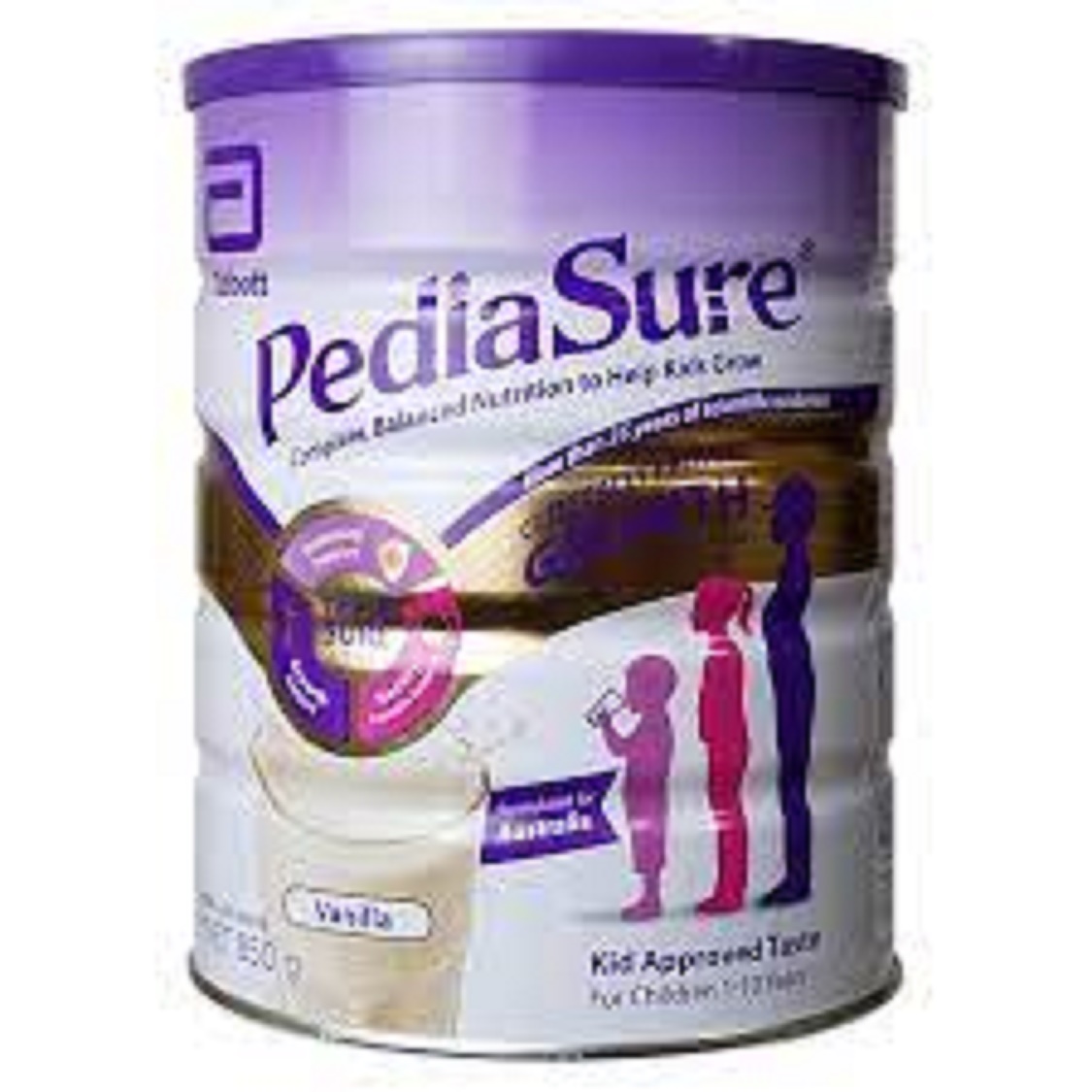 Sữa bột Pediasure Úc 850g vị vani cho bé 1-10 tuổi