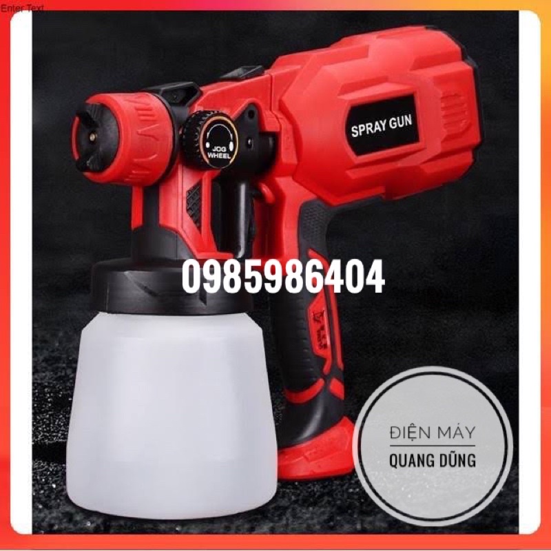 Súng phun sơn cầm tay SPRAY GUN 550W máy phun sơn dùng điện 220V cao cấp siêu bền - bảo hành 12 thán