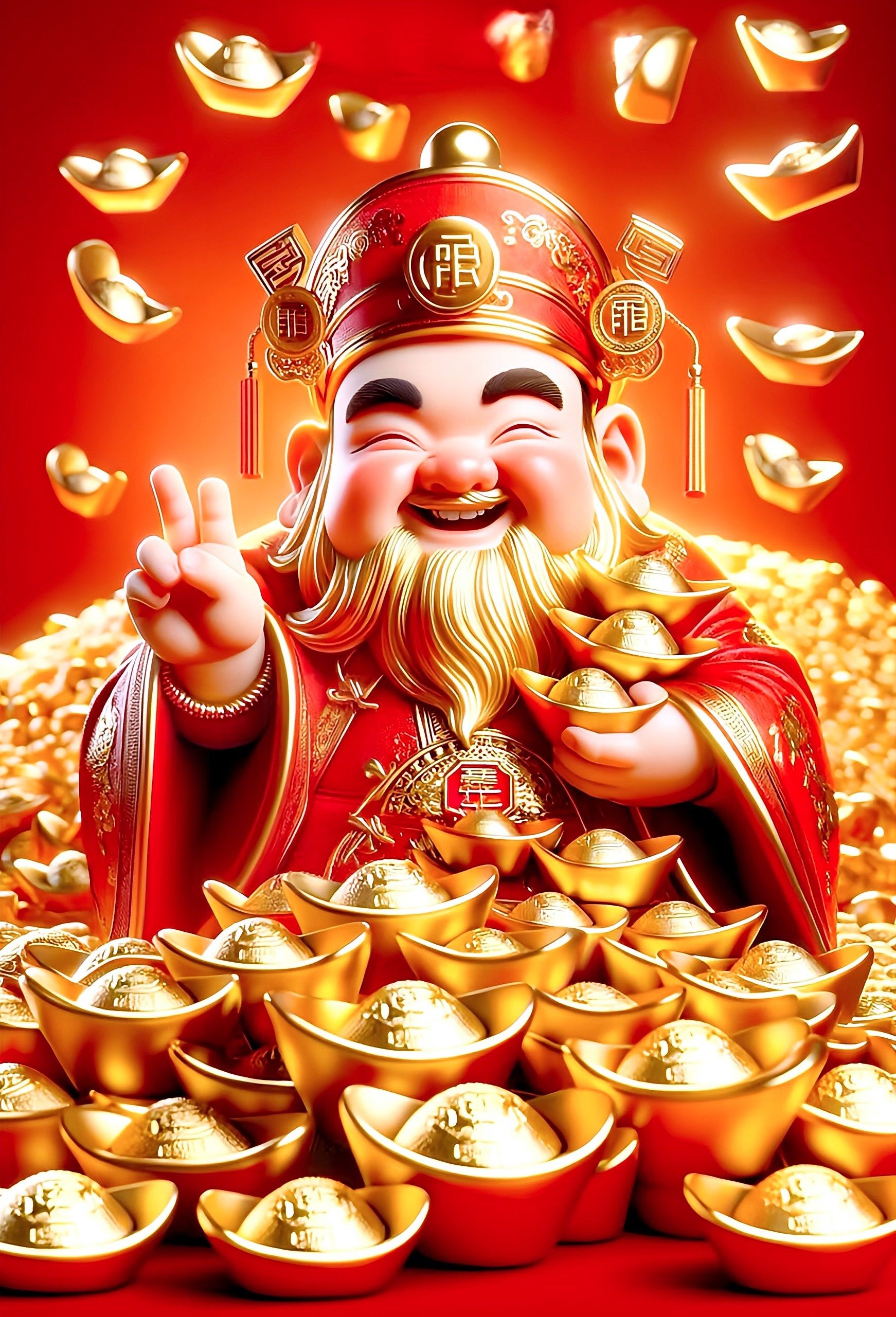 Tranh Đính Đá - Tranh Đính Hạt 5D Hình Phật Kích Thước 30 x 40cm - DIY - Tranh Thần Tài