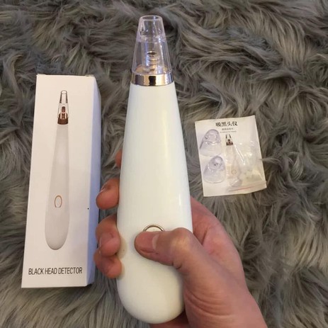 [HCM]Máy hút mụn đầu đen mụn cám chăm sóc da mặt cao cấp với ba đầu hút chất liệu nhựa ABS cao cấp + thép chống xước
