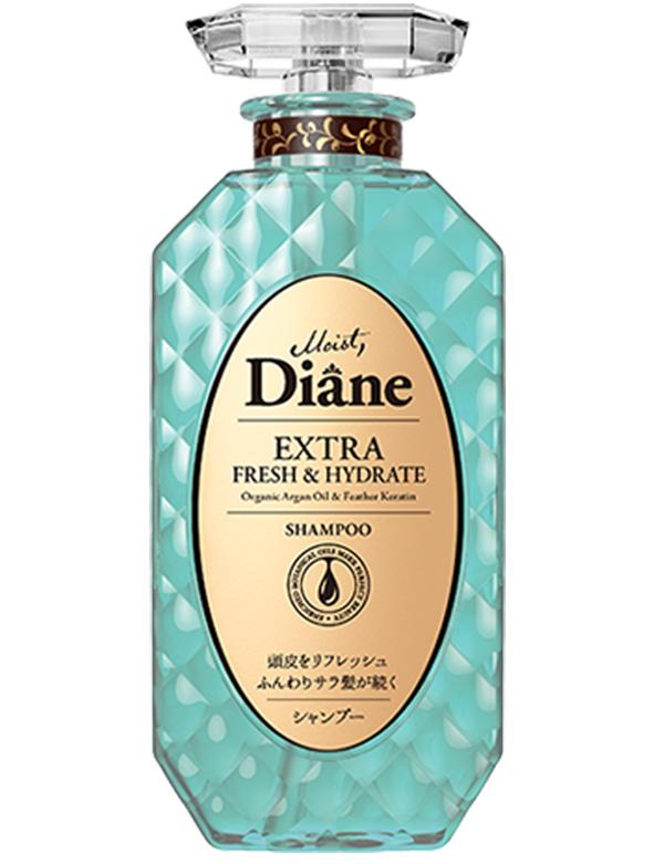 Dầu Gội Moist Diane Extra Fresh & Hydrate Nhật Bản 450Ml