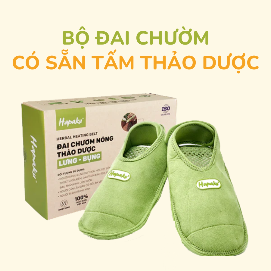 Đai Chườm Thảo Dược Bàn Chân Làm Nóng Bằng Điện HAPAKU Giảm Đau Mỏi Khớp Cổ Chân Tê Buốt Bàn Chân Th