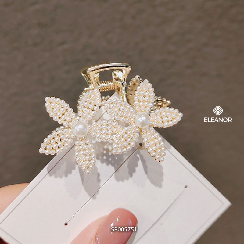 Kẹp tóc nữ Eleanor Accessories kẹp càng cua đính ngọc trai nhân tạo phụ kiện tóc 5751