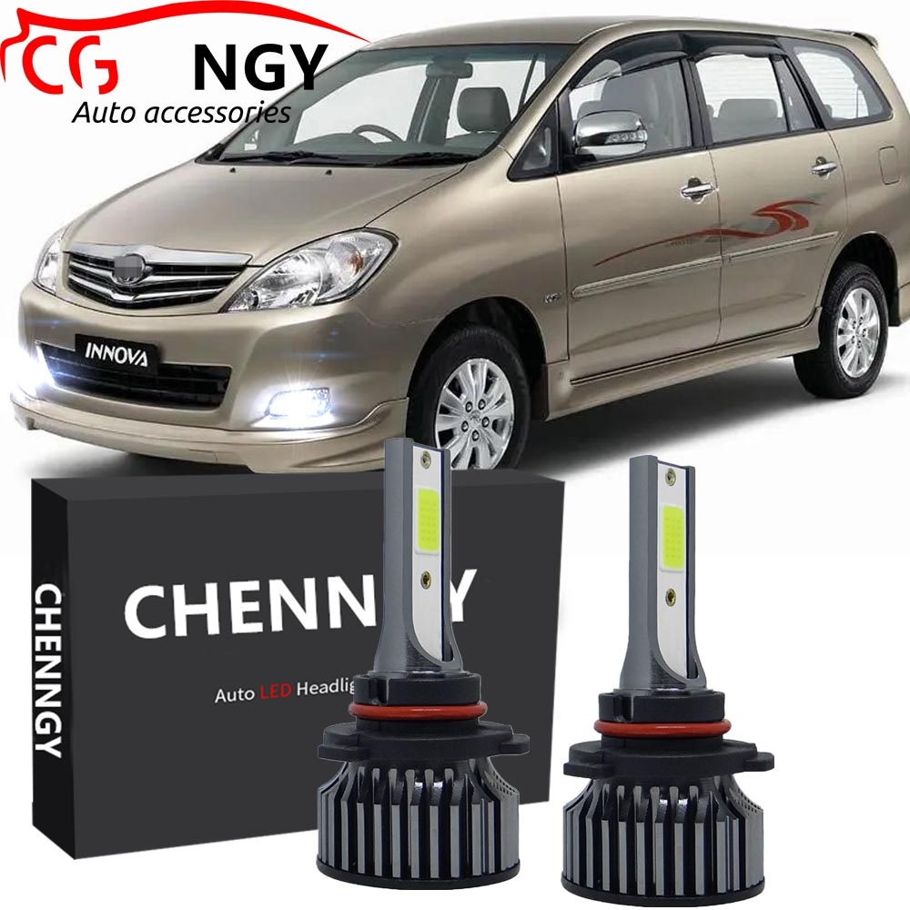 1 Cặp Bóng Đèn LED Sương Mù Trước Cho Xe Hơi Toyota Innova 2004 2005 2006 2007 2008-6000K