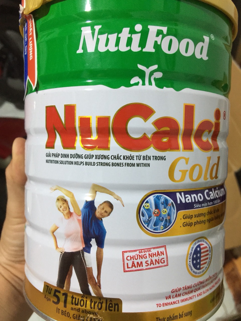 [Hcm]Sữa Nucalci Gold 51 Tuổi Trở Lên - Lon 800G