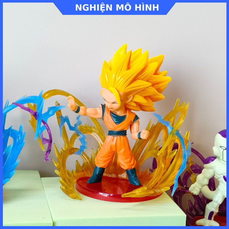 Mô hình Bảy Viên Ngọc Rồng Chibi Son Goku Broly Gohan Frieza Vegeta SuperSaiyan Black Goku SSJ SSJ3 