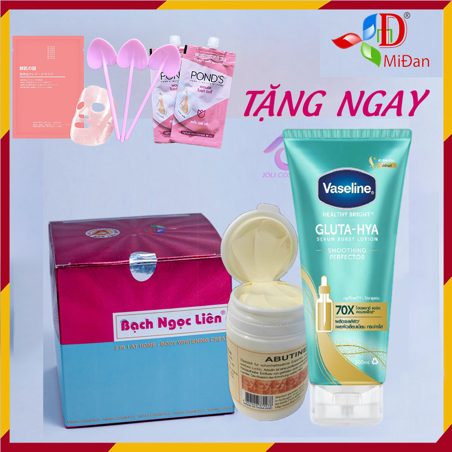 Kem Body Bạch Ngọc Liên & Kích Trắng Abutine 3C3 - Vaseline