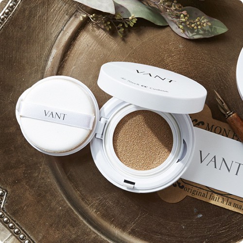 [Hcm]Cushion Kiềm Dầu Vant 36.5 Air Touch Cc Cushion Plus Sun Block Spf40Pa+++ (Tone 21 - Da Sáng Trung Bình Sáng)