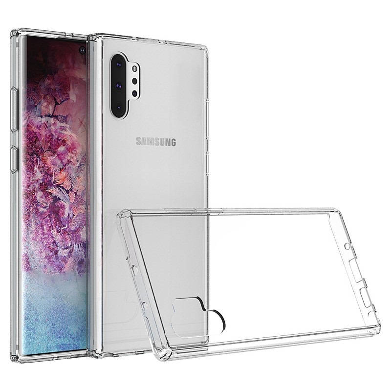 Ốp Lưng Cứng Viền Silicon Cho Samsung Galaxy Note 20 Ultra Note 20 Note 10 Plus Note 10 Lite Note 10