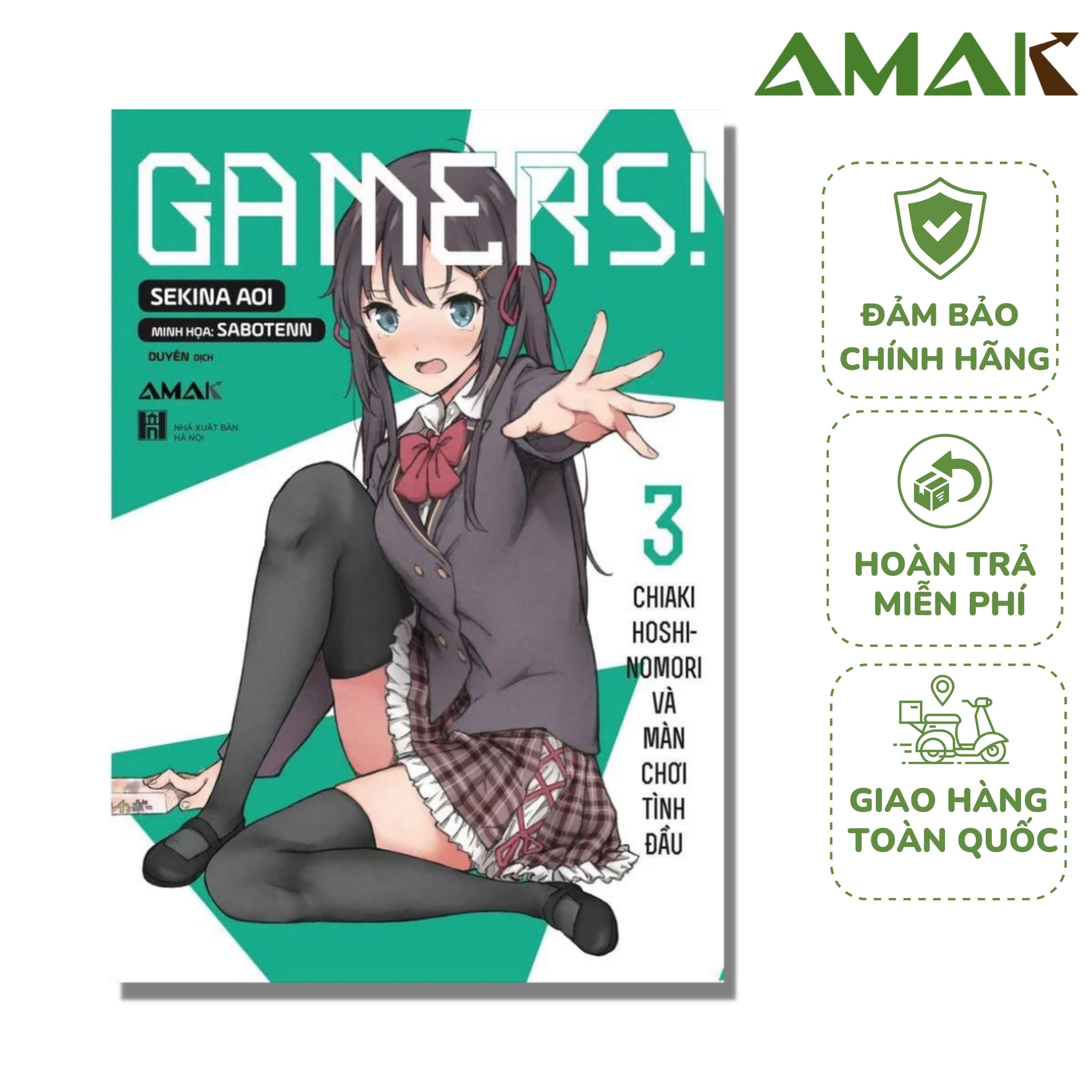 Gamers - Tập 3 - Amak Books - Tặng Kèm Bookmark