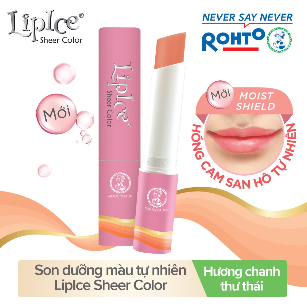 Son Dưỡng Có Màu Tự Nhiên Lipice Sheer Color 2.4G <Tặng Tăm Bông>