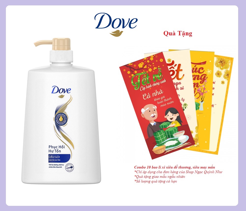 [HCM]Dầu gội Dove phục hồi hư tổn 900g