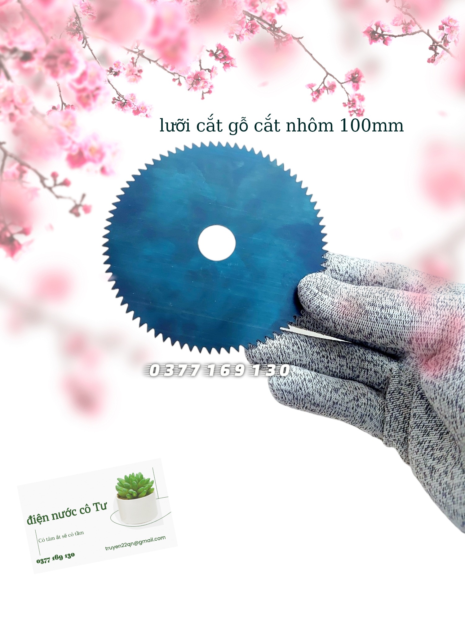 Lưỡi cắt gỗ cắt nhôm 100mm - lưỡi cắt xương răng mịn