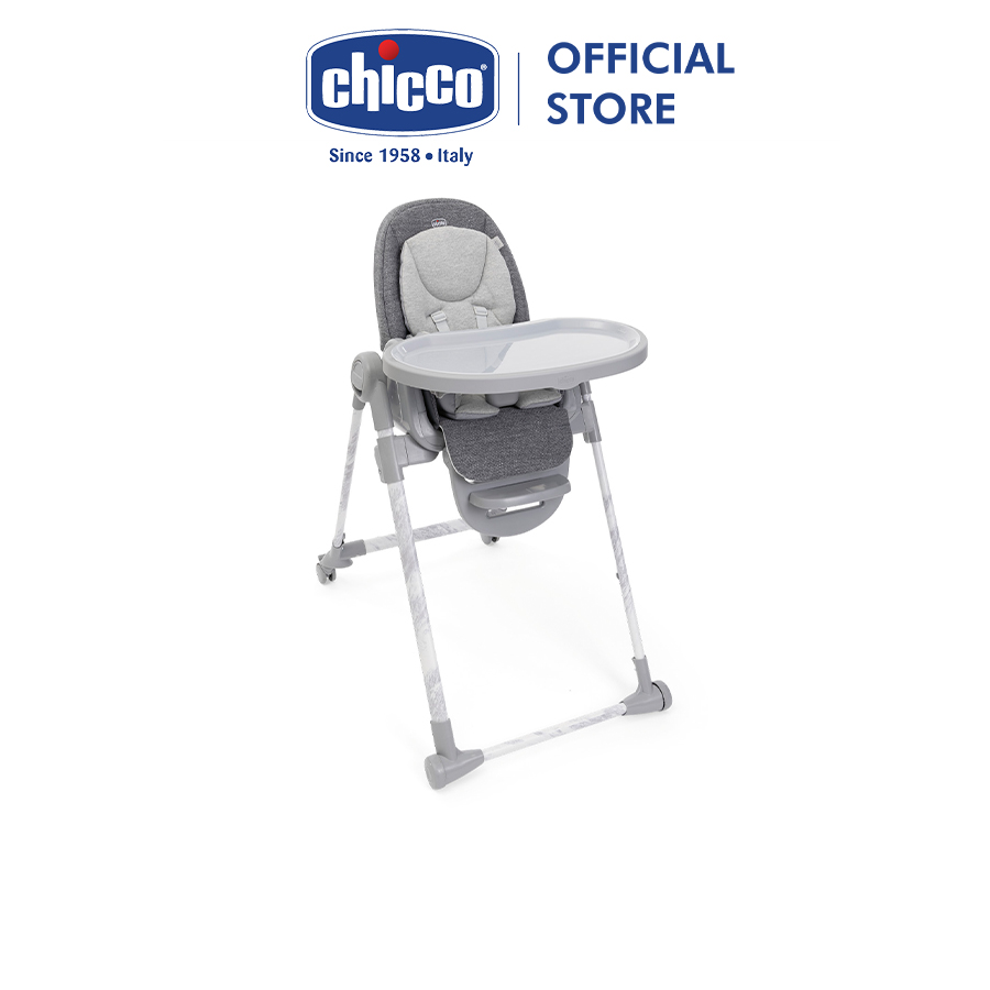 Ghế ăn Chicco Polly Armonia đa năng 3 trong 1 - Màu Ghi/Màu Nâu/Ghi đá