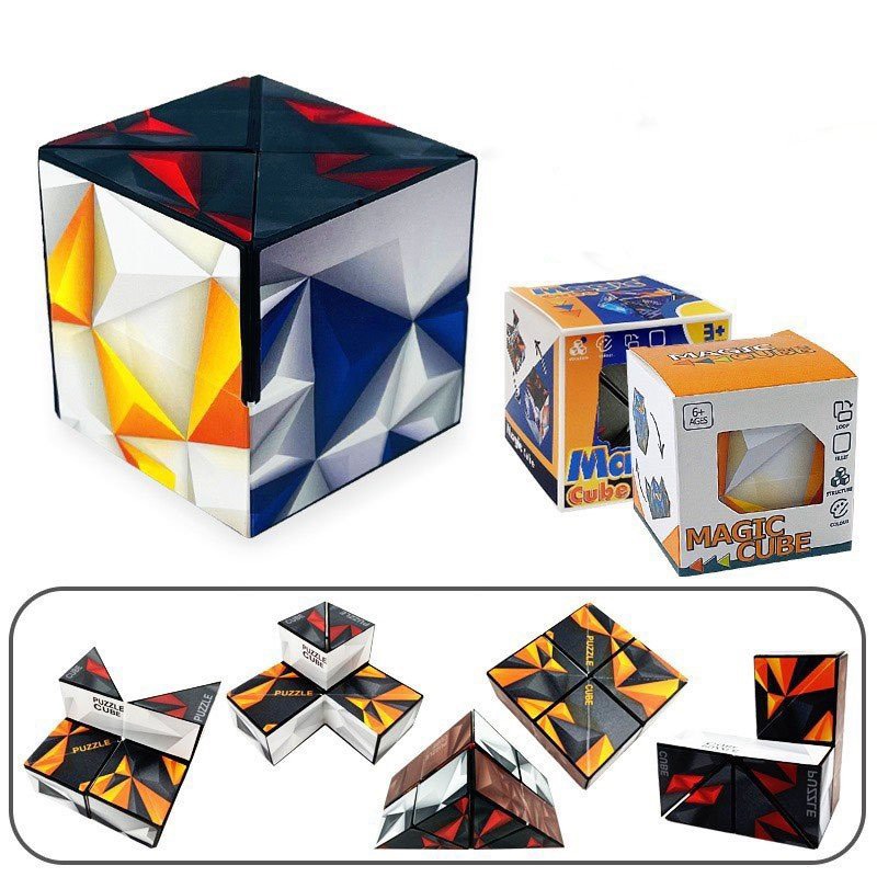 Đồ Chơi Khối Rubik 3D Thay Đổi Hình Dạng Độc Đáo Cho Bé