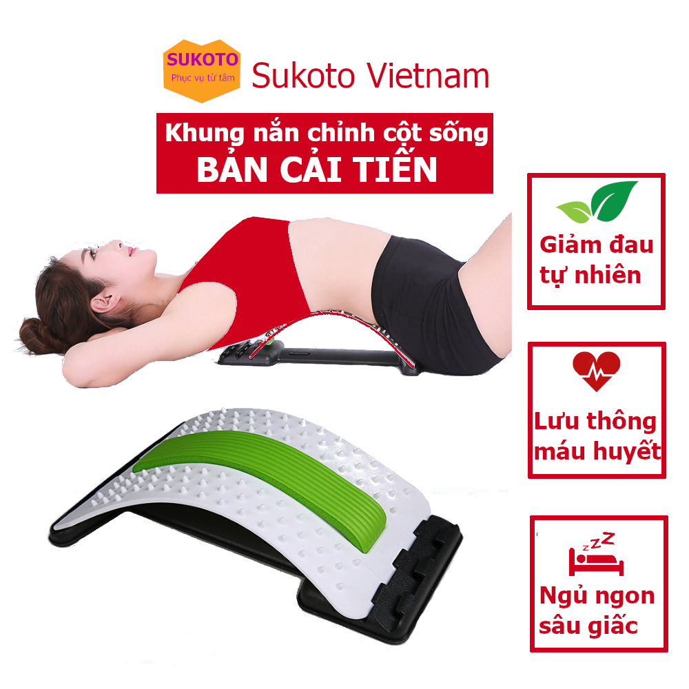 Khung Nắn Chỉnh Cột Sống Sukoto - Giảm Đau Lưng Tự Nhiên Ngủ Ngon Sâu Giấc - Sukoto Vietnam