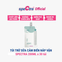Túi Trữ Sữa Spectra - Nắp Vặn Tiện Lợi Cảm Ứng Nhiệt 200ml Hàng Chính Hãng