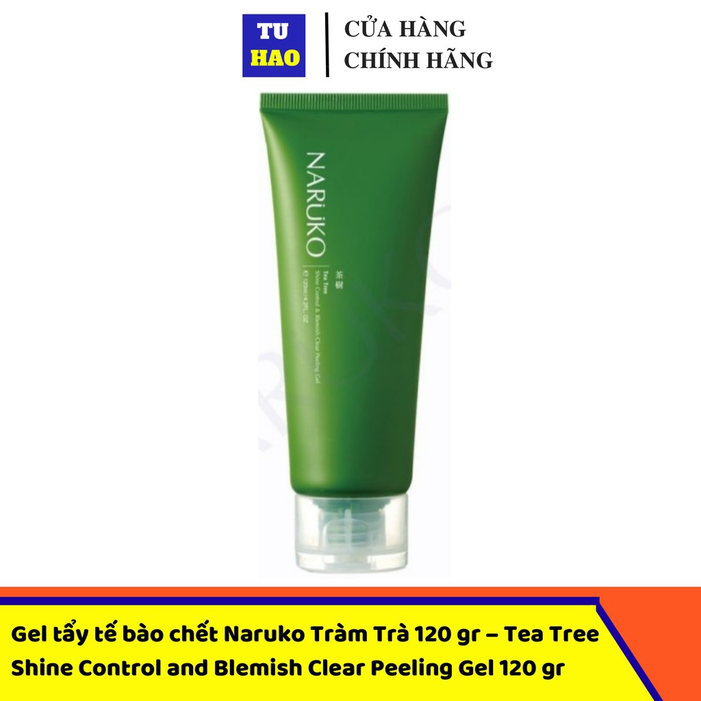 [CHÍNH HÃNG BẢN ĐÀI] Gel Tẩy Tế Bào Chết Naruko Trà Tràm Tea Tree Shine Control And Blemish Clear Peeling Gel (120g)