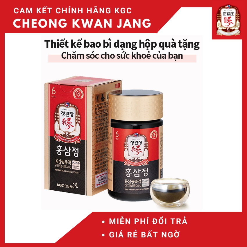 Cao Hồng Sâm Kgc 240G - Cao Hồng Sâm Cheong Kwan Jang - Tỉ Lệ Hồng Sâm : 100%) - 8809535592835 8809332390313