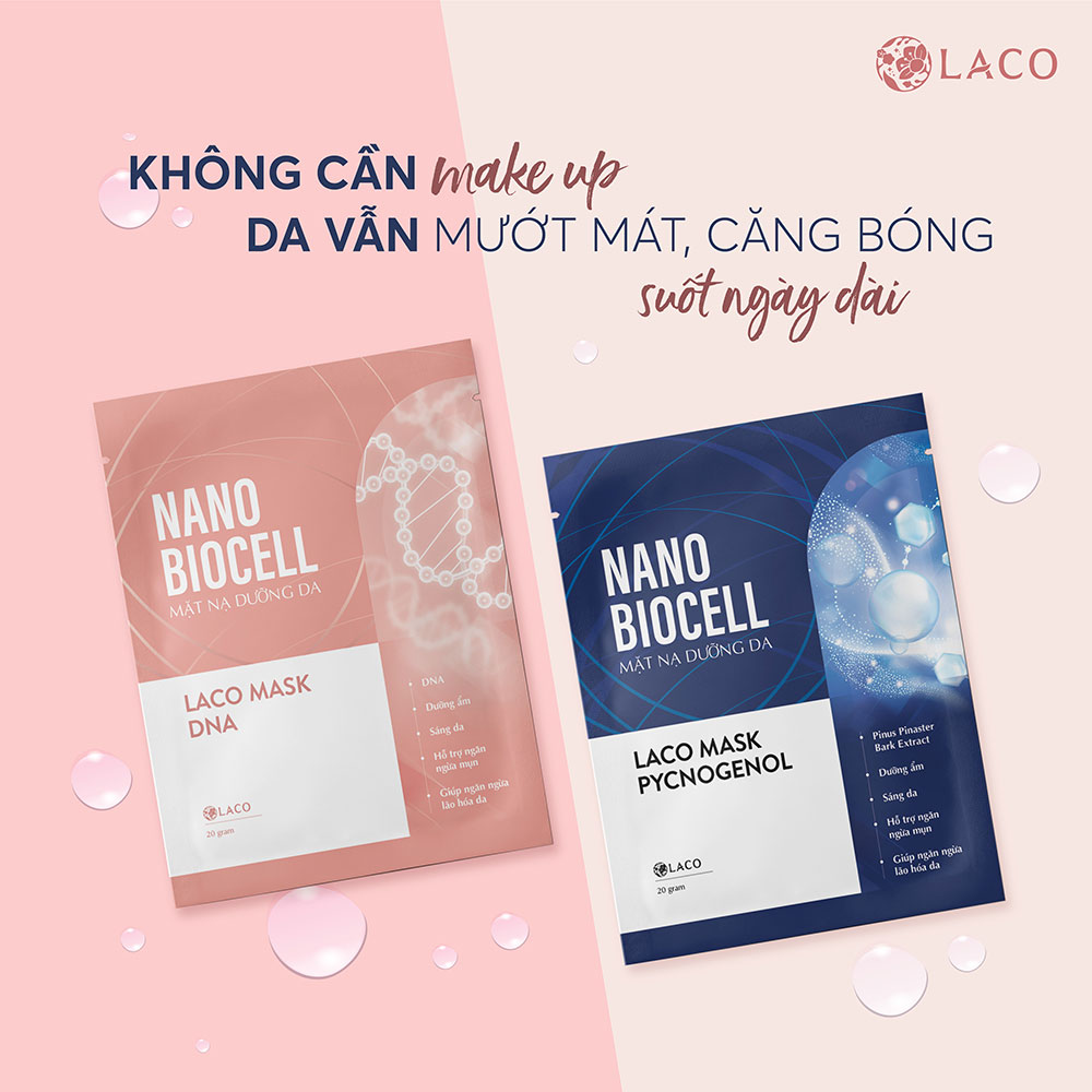 [Chính hãng] COMBO 06 MIẾNG MẶT NẠ SINH HỌC NANO BIOCELL - 06 miếng