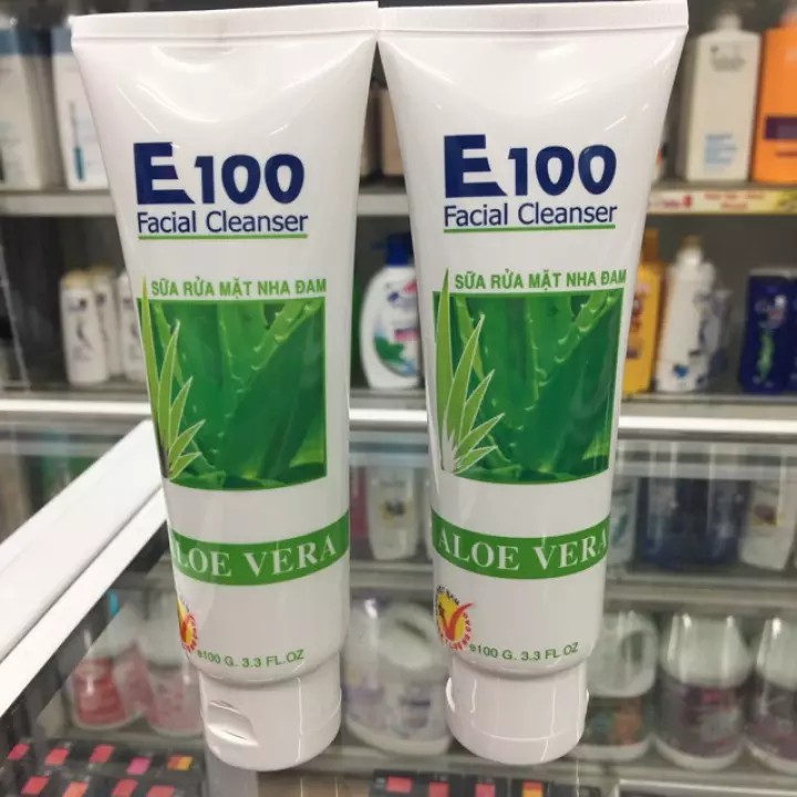 Sữa rửa mặt nha đam E100 100ml