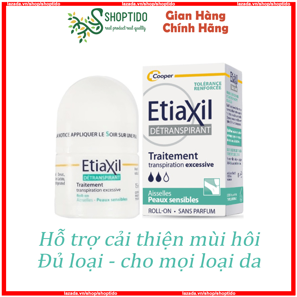 Lăn Khử Mùi Etiaxil Của Pháp 15Ml Nhiều Loại Dành Cho Mọi Loại Da Npp Shoptido