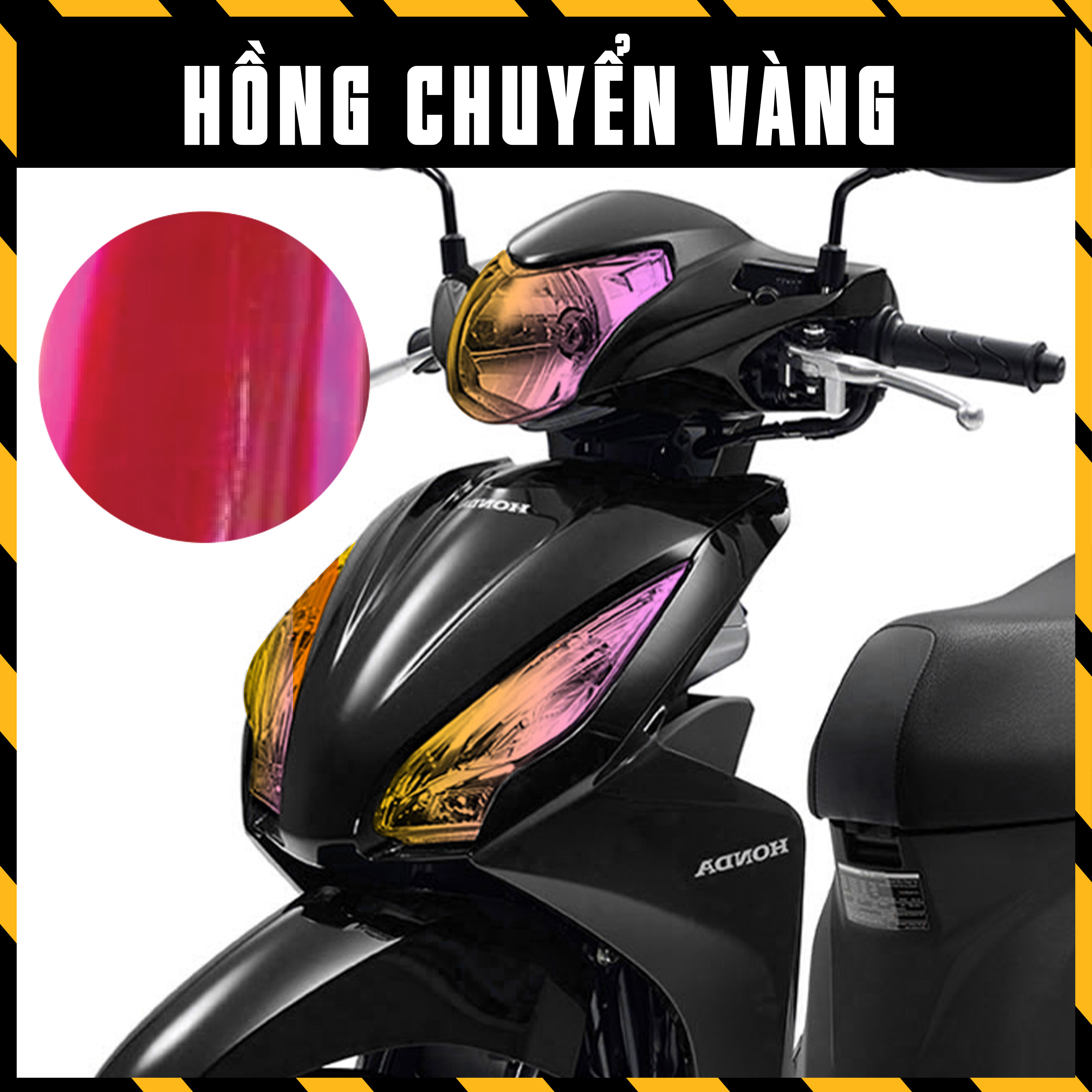 Miếng Dán Choá Đèn Tem Titan Vision 2015 - 2019 | Tem Decal Đổi Màu Dán Đèn Xe Vision Dán Đèn Pha Xi